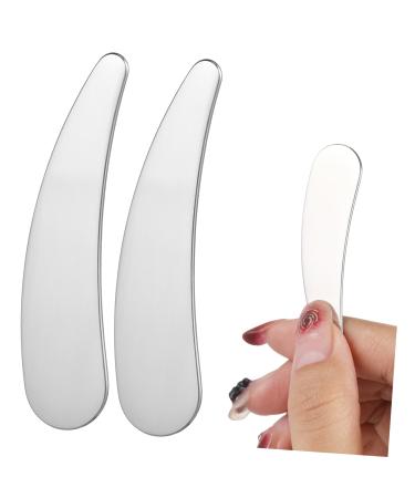HAPINARY 2pcs Cosmetic Spatula Face Cream Spatula Esthetician Supplies Face Spatula Lip Balm Spatula Mini Spatula for Cosmetics Face Cream Scoop Makeup Spatula Skincare Spatula Beauty Scoop