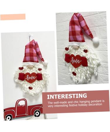 Cabilock 4pcs Faceless Old Man Pendant Ornament Desk Gnome Doll Valentines Day Gnome Household Wreath Elder - Buy Online on SooperMarket.com