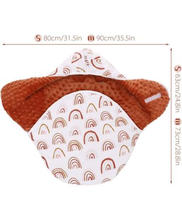 Rainbow Baby Blanket Swaddle Wrap - Soft & Warm Infant Sleeping Wrap for Boys & Girls - Unisex Receiving Blanket 0-6 Months - Buy Online on SooperMarket.com