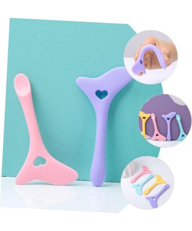 Mikinona Eyelashes Kit Eyeliner Aid Creamy Eyeshadow Lash Kit Mascara Drawing Aids Marscara Drawing Aid Multifunction Spoon 11.7X5.9CM Violet - Buy Online on SooperMarket.com