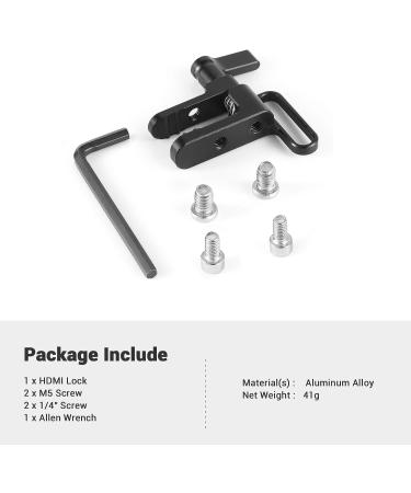 SmallRig HDMI Cable Clamp Lock for Sony A7RIII/A7II/A7RII/A7SII - Compatible with Cage 1660/1673/1675/1982/2087-1679 - Buy Online on SooperMarket.com
