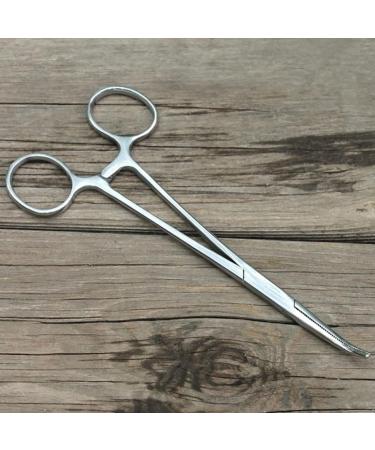 Aililong 14cm Curved Arterial Clamp - Piercing Pliers Set Needle Holder & Hemostatic Tweezers | Animal Grooming Tools & Fishing Accessories - Buy Online on SooperMarket.com