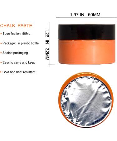 BOOLOOEN Chalk Silk Screen Stencils Paste - Self Adhesive Coatings for Grid Transfer Screen Inks - 12 Bottles - Buy Online on SooperMarket.com