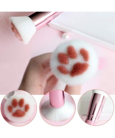 Professional Cat Paw Makeup Brush Soft Fiber Bristles for Perfect Blending Suitable for Foundation Pre Makeup and Repairing (b) - Buy Online on SooperMarket.com