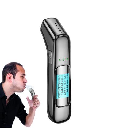 Shakven Alcohol Breathalyzer - Personal Breathalyzer with LED Display Drunk Driving Tester Alcohol Blower Tester Highly Accurate Breathalyzer Tester for Party