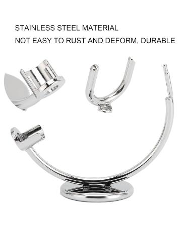 Ankroyu Stainless Steel Razor Holder & Shaving Brush Stand - Universal Safety Support for Razors & Brushes - Buy Online on SooperMarket.com