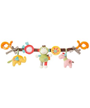 Fehn stroller chain toy Safari - Baby Mobile Chain with cute characters to hang up on strollers baby seats or cot - strollers accessories for babies and children from 0+ months