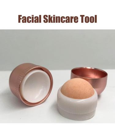 Oil Absorbing Volcanic Face Roller Pink Cute Oil Control Stone Facial Roller for Skin Massage Easy Using Facial Roller for Oily and Acne Prone Skin Mini Portable Facial Beauty Tool for Travel - Buy Online on SooperMarket.com