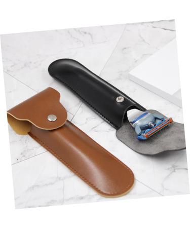 Beavorty 5-St Razor Storage Case | Leather Travel Bag for Shaving - Perfect Razor Cover & Container - Buy Online on SooperMarket.com