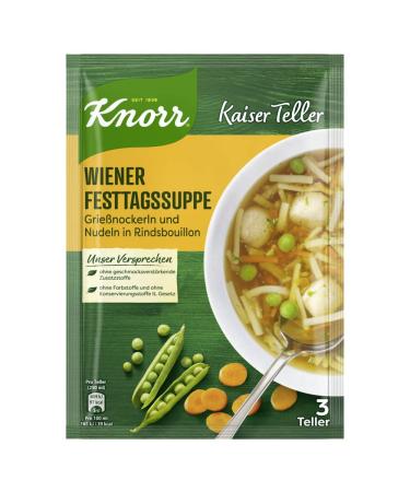 Knorr Kaiserteller Viennese Festive Day 15x74g Viennese Festive Day Soup