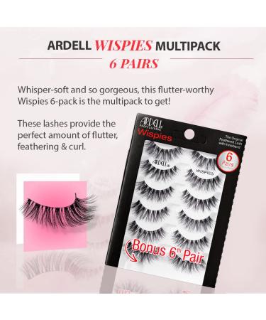 Ardell Wispies Black False Eyelashes 2 Pack - 6 Pairs | Shop Now - Buy Online on SooperMarket.com
