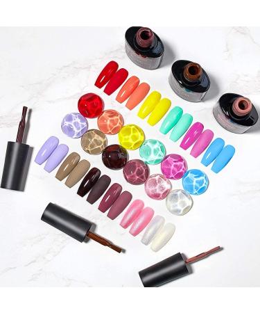 MEET ACROSS 12pcs Gel Nail Polish Set - Winter Series | Shimmer Nail Art Design | UV LED Lamp Kit for Women | Manicure Salon Gifts | 8 ml-0.28FL.OZ - Buy Online on SooperMarket.com