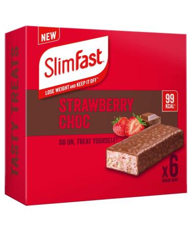 SlimFast Strawberry Choc Snack Bars Multipack 6 x 25g (150g)