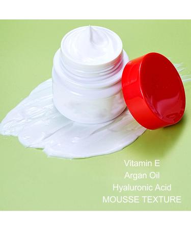 Argan Oil Skin Cream for Woman 2.8oz 80g Argan Oil Face Cream Mousse Texture Reduce Pores Whiting Nourishing Facial Cream Day Cream - Buy Online on SooperMarket.com
