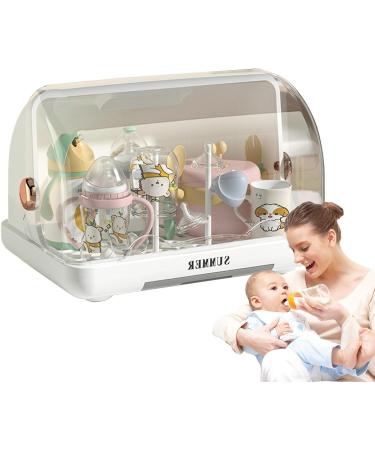 Calakono White Storage Box for Baby Bottles - Efficient Organization for Milk Bottles | International Shipping - Buy Online on SooperMarket.com