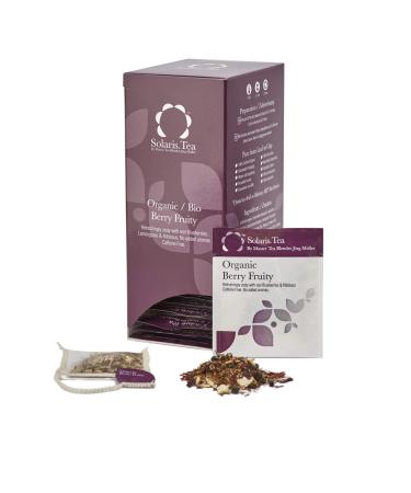 Solaris Tea Organic - Berry Fruity Fruit Tea 40 silk tea bags 1 pack (1 x 60 g) Berry Fruity (fruit tea)