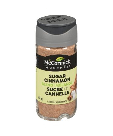McCormick Gourmet (MCCO3) New Bottle Premium Quality Natural Herbs & Spices Cinnamon Sugar 61g