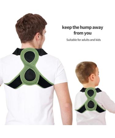 Shoulder Support Posture Corrector for Men and Women Back Support Adjustable Lightweight Posture Corrector Helps Relieve Back Strain Slouching and Text Neck Moisture Wicking Fibers - Buy Online on SooperMarket.com