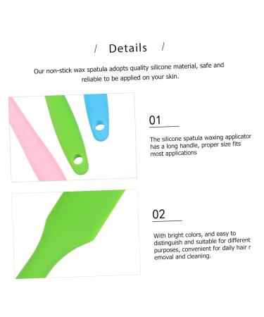 Minkissy Silicone Hair Removal Rod & Beauty Tools | Non-Stick Spatula for Wax & Powder | International Shipping Available - Buy Online on SooperMarket.com