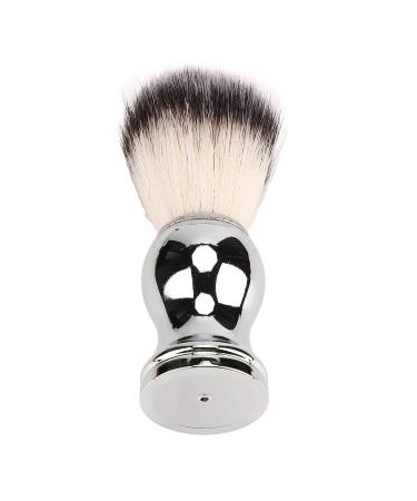 Premium Men's Shaving Brush - Soft Bristles Handcrafted Silver Handle Ideal for Salon & Home Use - Buy Online on SooperMarket.com