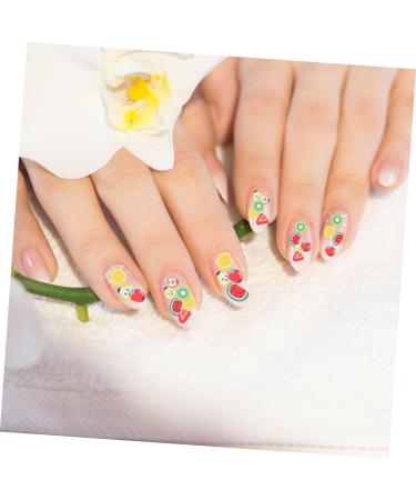Healeved 6 Boxes Fruit Nail Patch Nail Art Marking Kits Nail Art Sticker U as Postizas Para Nail Stickers Fruit Nail Slices Fruit Slices for Nail Art 3d Suite Polymer Clay Cartoon - Buy Online on SooperMarket.com