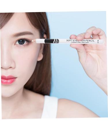 FOYTOKI 70 Pcs Lying Silkworm Eyeliner White Eye Pencil Eyes Cosmetic Tools Eye Cosmetic Tools Wooden Pole - Buy Online on SooperMarket.com