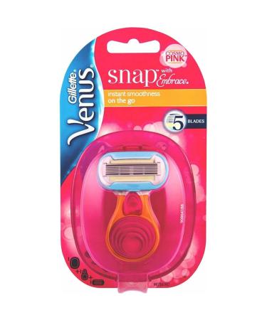 Venus Snap with Extra Smooth Women's Razor for On the Go