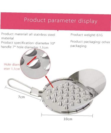 PiniceCore Stainless Steel Jelly Scraper - Household Macroporous Scratching Tool - Buy Online on SooperMarket.com