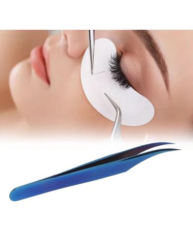 Professional Stainless Steel Eyelash Extension Tweezers - Slightly Curved Eyelash & Nail Art Tools for DIY Projects - Buy Online on SooperMarket.com
