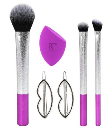 Buy Real Techniques Limited Edition Flawless Sparkle Set - Foundation Blush Concealer & Shadow | International Shipping Available - Buy Online on SooperMarket.com