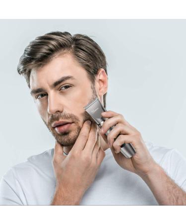 Hatteker Professional Beard Trimmer for Men - Cordless Hair Clipper & Detail Trimmer Kit | Waterproof & Rechargeable - Buy Online on SooperMarket.com
