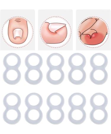 Silicone Ingrown Toenail Tool Washable Ingrown Toe Nail Corrector Ring for Nail Care - Buy Online on SooperMarket.com