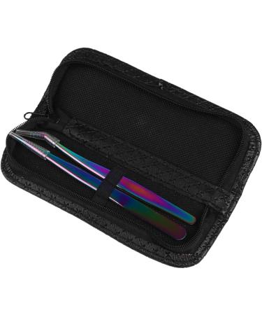 Buy 2 Sets of Colorful Stainless Steel Eyelash Tweezers - 13x1cm Perfect for Lengthening - International Shipping Available - Buy Online on SooperMarket.com