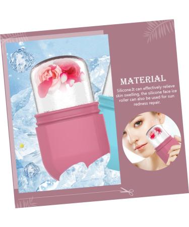 Unicorn Ice Tray Face Massager | Silicone Ice Roller for Skin Care | Facial Roller Tool - Pink 10.7x5.4x5CM - Buy Online on SooperMarket.com