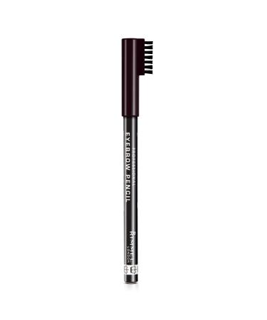 Rimmel London Professional Eyebrow Pencil 004 Black Brown - 0.05 oz | Long-lasting Precision - Buy Online on SooperMarket.com