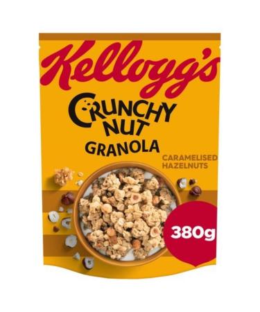 Kellogg's Crunchy Nut Caramelised Granola 380gr x 5 pack