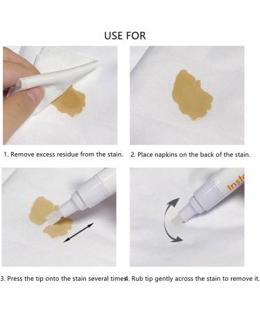 Stain Remover Pen - Wash Free Bleach Pen for Clothing | Remove Coffee Food Red Wine & Lipstick Stains | 3 Pack - Buy Online on SooperMarket.com
