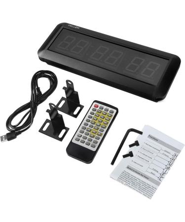 Pellor Fitness Timer - 1.5 Digital Display Interval Timer for CrossFit Tabata EMOM & MMA | Multifunctional Gym Wall Clock - Buy Online on SooperMarket.com