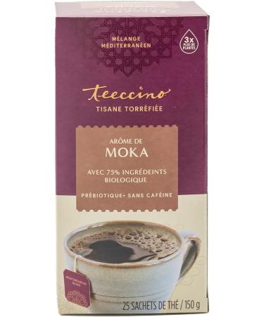 Teeccino Herbal Tea Mocha Rich & Roasted Herbal Tea That s Caffeine Free & Prebiotic for Natural Energy 25 Tea Bags - Buy Online on SooperMarket.com