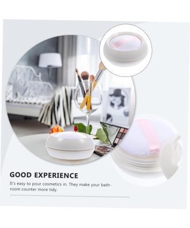 FOYTOKI 1 Set Powder Box Empty Powder Case Powder Puffs Empty Reusable Loose Powder Compact Container - Buy Online on SooperMarket.com