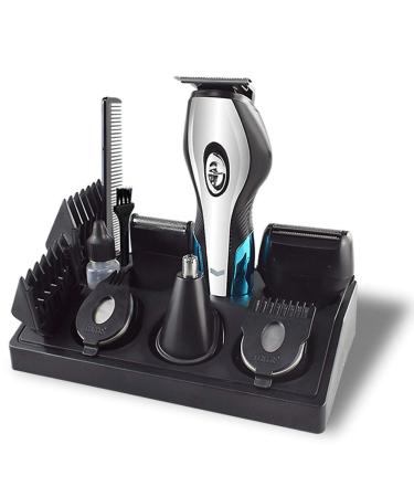 Vtrem Men Beard & Hair Trimmer Kit: 11 in 1 Coldless Hair Clippers for Men Electric Rechargeable Razor Grooming Facial Nose Mustache Intimate Shavers for Men