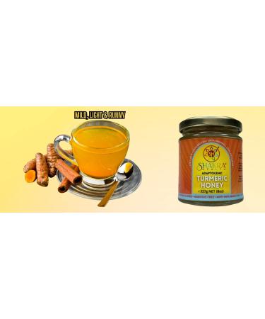 Organic Turmeric Honey Infused with UK Borage - Anti-Inflammatory & Anti-Aging | Shakra Health - Buy Online on SooperMarket.com
