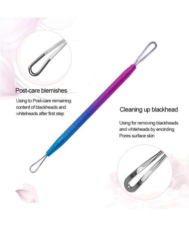 Pimple Popper Tool 7PCs Spot Popper Comedone Blackhead Remover Kits with Curved Tweezers and Pimple Popper Spot Remover for Facial Skin 7 Count (Pack of 1) - Buy Online on SooperMarket.com