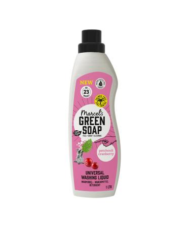 Marcel's Green Soap Washing Liquid Universal Patchouli & Cranberry Patchouli & Cranberry 1L