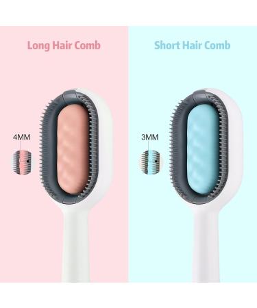2-Piece Cat Brush Set | Portable Animal Hair Removal Brush with Water Tank | Multi-Functional Pet Cleaning Tool - Buy Online on SooperMarket.com