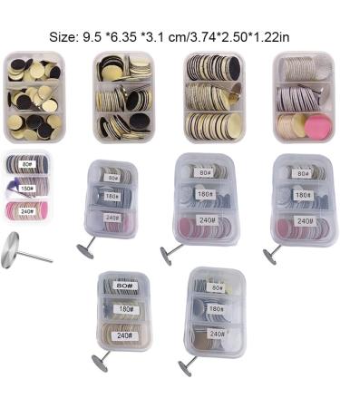 FIOERDTUIE Manicure Pedicure Disc For Shaping Nails Moisture-proof Lid Dustproof And Moisture-proof ABS Nails Accessories And Tools 25mm Style 2 - Buy Online on SooperMarket.com