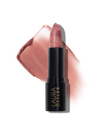 LAURA GELLER NEW YORK Italian Marble Sheer Lipstick - Al Fresco - Hydrating & Lightweight - Vitamin E & Caster Seed Oil - Cream Finish