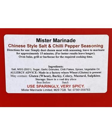 Mister Marinade Chinese Style Salt & Pepper Seasoning Catering Size 2.5kg Red Tub - Pack of 1 - Buy Online on SooperMarket.com