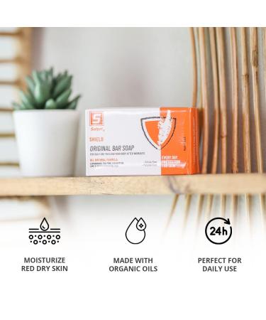 Solpri Shield Tea Tree Soap Bar 4 oz (2 Pack) with Lemongrass Eucalyptus Oil - Skin Safe for Jock Itch & Athlete's Foot - Buy Online on SooperMarket.com