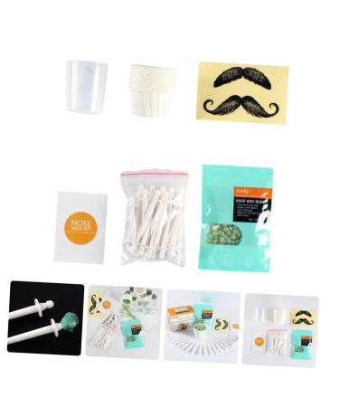 Hair Removal Wax Kit - Nose Hair Removal Wax Beans & Multipurpose Cleaning Set for Smooth Skin - Buy Online on SooperMarket.com